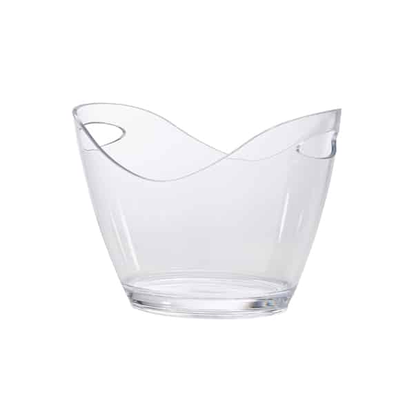 Clear Plastic Champagne/ Wine Bucket Small - Pack of 1