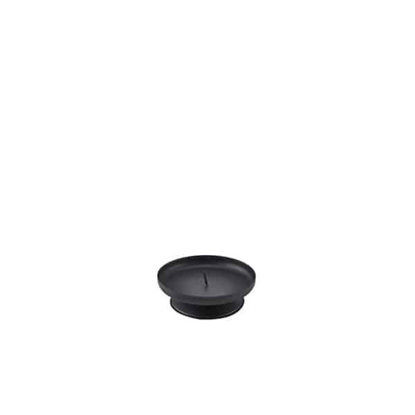 Pillar Candle Holder Black 90mm Dia - Pack of 10