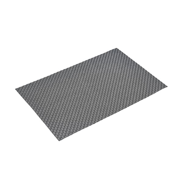 Placemat Silver 45 x 30cm PVC - Pack of 1
