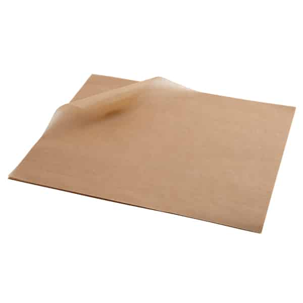 Greaseproof Paper Brown 25 x 35cm - Pack of 1