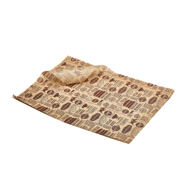 Greaseproof Paper Steak House Design 25 x 35cm - Pack of 1