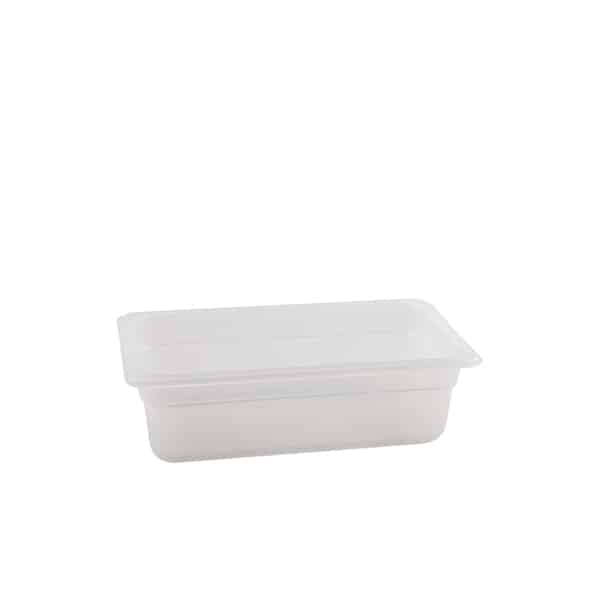 1/3 -Polypropylene GN Pan 100mm Clear - Pack of 6