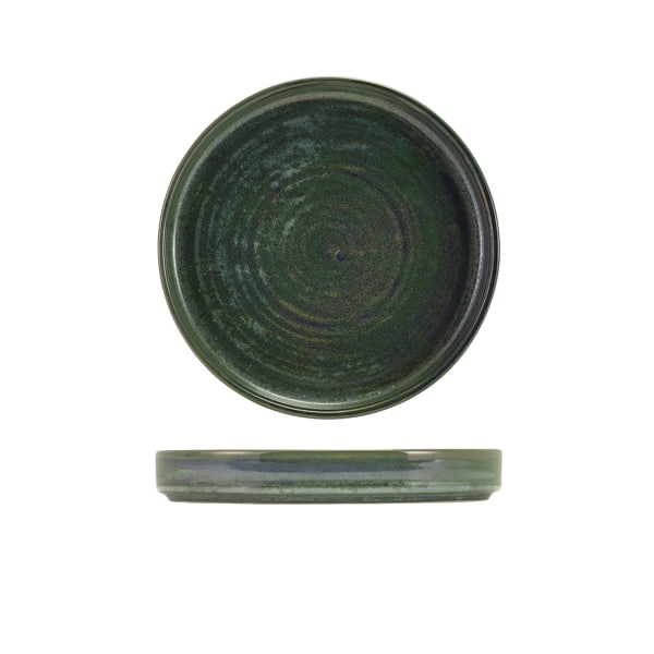 Terra Porcelain Aqua Green Presentation Plate 18cm - Pack of 6