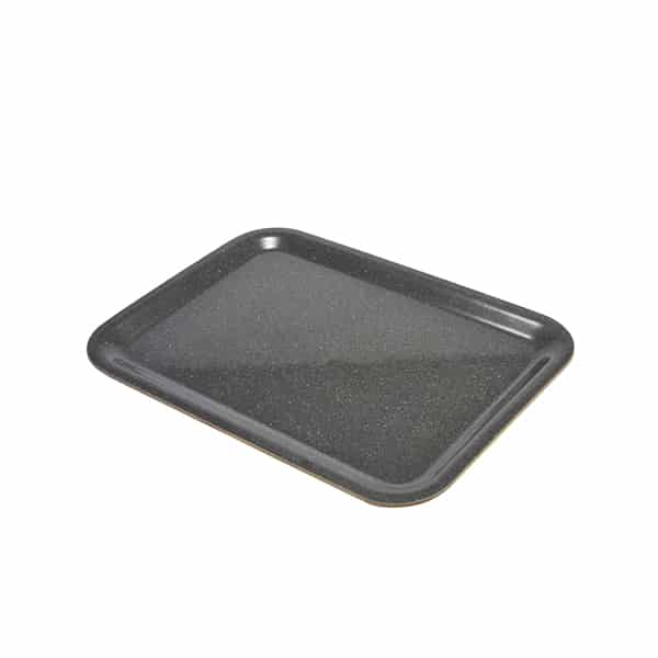 Laminated Wood Tray 46 X 34cm - Dark Granite - Pack of 1
