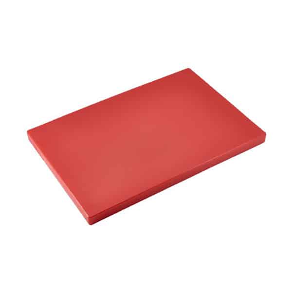 GenWare Red Low Density Chopping Board 18 x 12 x 1" - Pack of 1