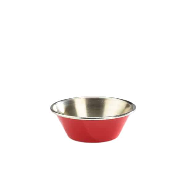 GenWare Red Stainless Steel Ramekin 43ml/ 1.5oz - Pack of 24