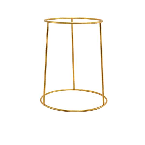 GenWare Gold Anti-Slip Round Buffet Riser 30cm - Pack of 1