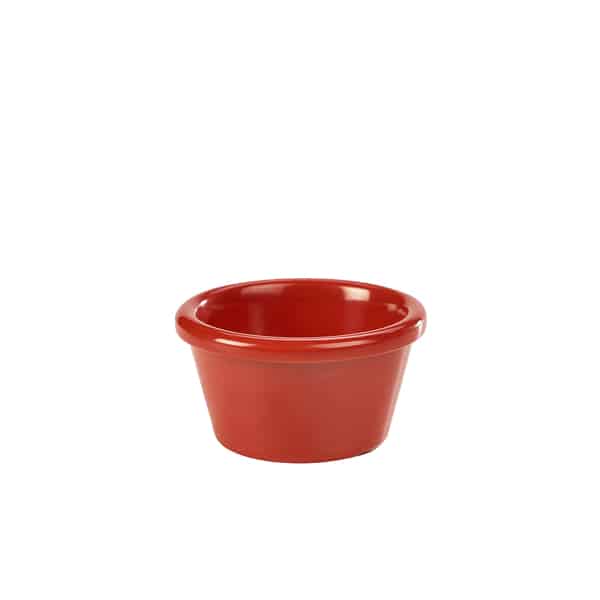 Ramekin 3oz Smooth Red - Pack of 24