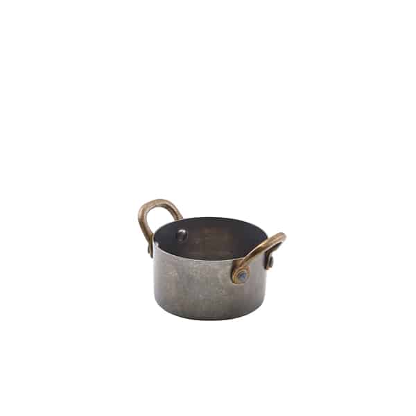 GenWare Vintage Steel Mini Casserole Dish 7.8 x 4.5cm - Pack of 6