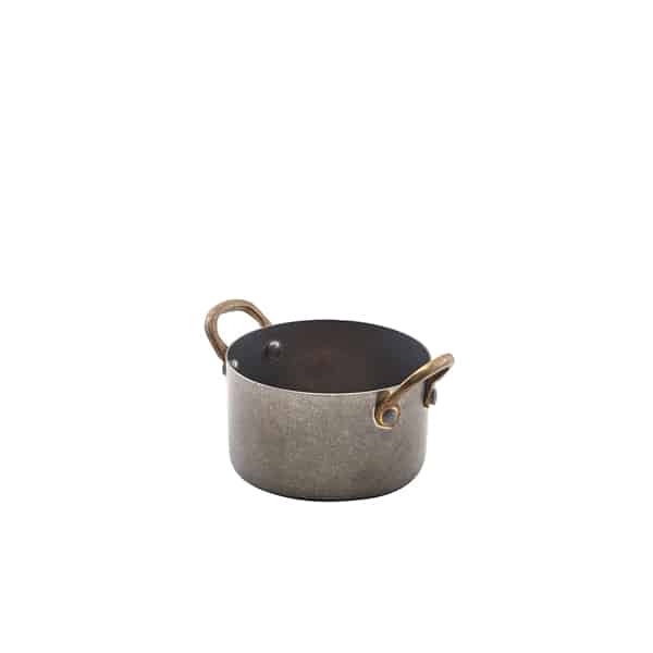 GenWare Vintage Steel Mini Casserole Dish 9 x 5.25cm - Pack of 6
