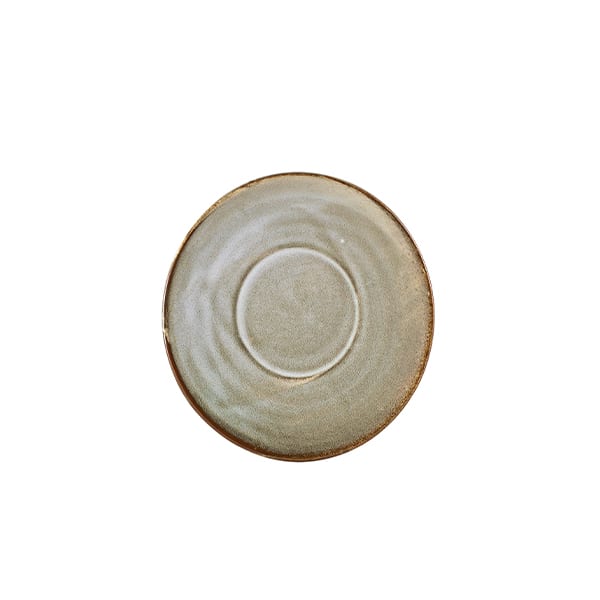 Terra Porcelain Grey Saucer 14.5cm - Pack of 6
