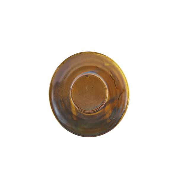 Terra Porcelain Rustic Copper Saucer 14.5cm - Pack of 6