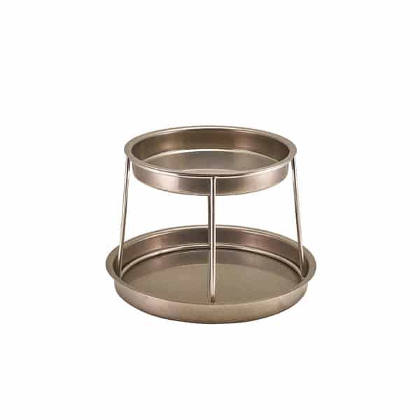 GenWare Two Tier Vintage Steel Seafood Stand - Pack of 1