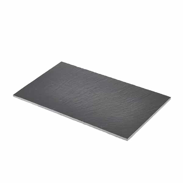 Genware Slate Platter 26.5x16cm GN 1/4 - Pack of 6