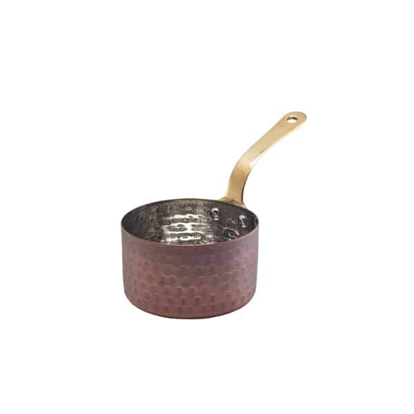 GenWare Antique Copper Mini Sauce Pan 9 x 5.25cm - Pack of 6