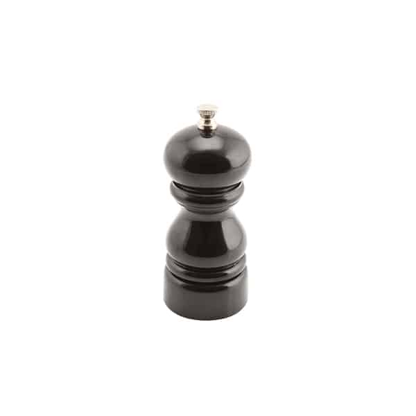 Genware Salt Or Pepper Grinder Black 12.7cm - Pack of 6
