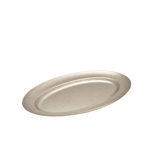 GenWare Vintage Steel Oval Platter 41cm - Pack of 6