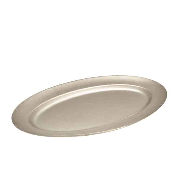 GenWare Vintage Steel Oval Platter 48cm - Pack of 6