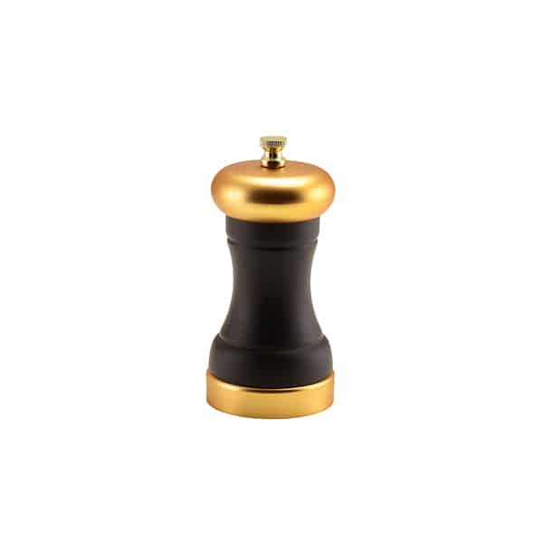 London Gold Salt/Pepper Grinder 12cm - Pack of 6