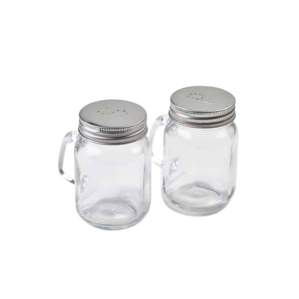 Mason Jar Salt & Pepper Shaker Set - Pack of 3