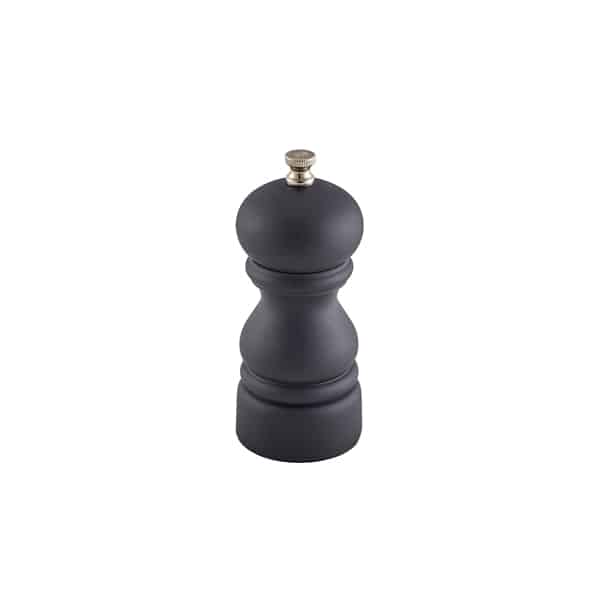 Genware Salt Or Pepper Grinder Matt Black 12.7cm - Pack of 6