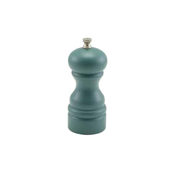 Olive Green Wooden Salt/ Pepper Grinder 13cm - Pack of 6