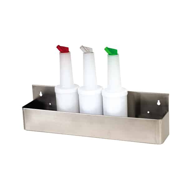 GenWare Stainless Steel 8 Bottle Speed Rail 80cm/ 32" - Pack of 1