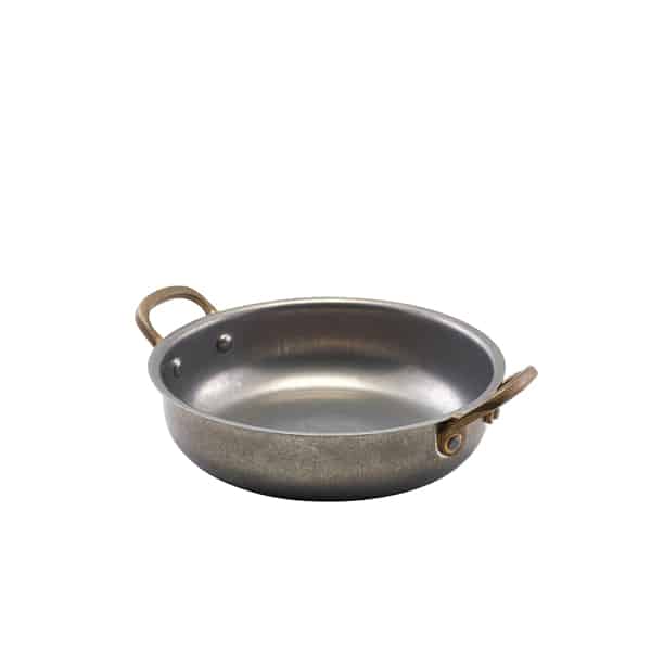GenWare Vintage Steel Round Dish 15.5 x 4cm - Pack of 6