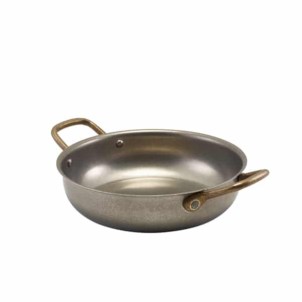 GenWare Vintage Steel Round Dish 19.5 x 5cm - Pack of 6