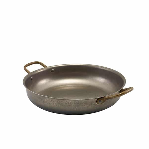 GenWare Vintage Steel Round Dish 24.5 x 5cm - Pack of 3