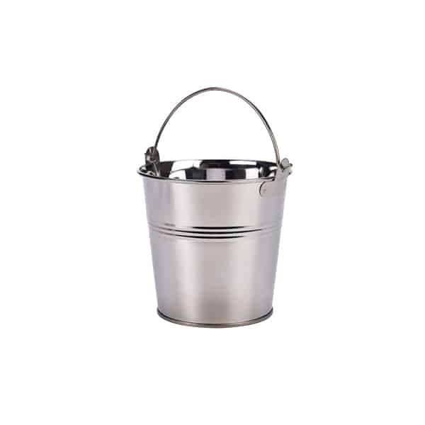 Stainless Steel Serving Bucket 10cm Dia - Pack of 12