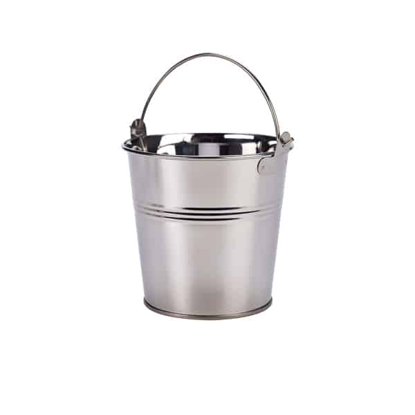 Stainless Steel Serving Bucket 12cm Dia - Pack of 12