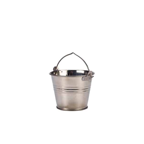 Stainless Steel Serving Bucket 7cm Dia 4oz - Pack of 12