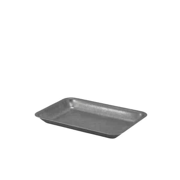 GenWare Vintage Steel Tray 20 x 14cm - Pack of 24