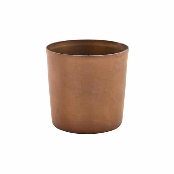 GenWare Copper Vintage Steel Serving Cup 8.5 x 8.5cm - Pack of 12