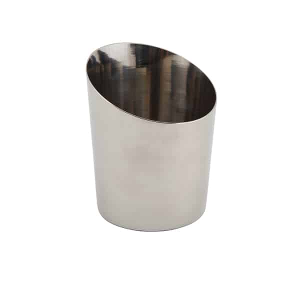 Stainless Steel Angled Cone 9.5 x 11.6cm (Dia x H) - Pack of 12