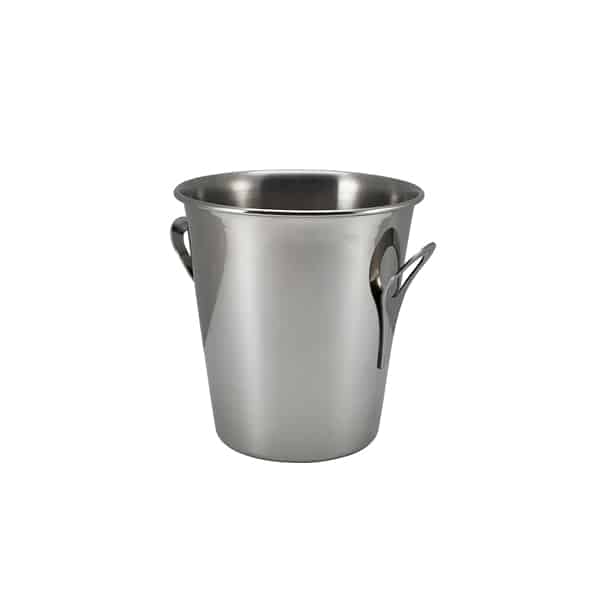 S/St. Wine Bucket Tulip Design -St/St Handles - Pack of 1