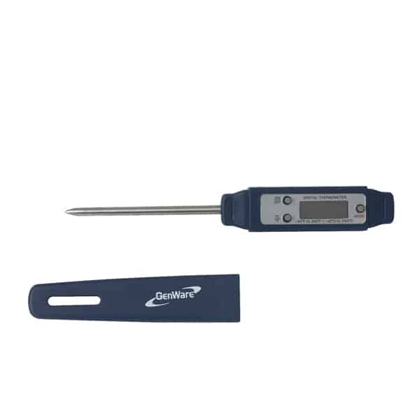 Genware Digital Water Resistant Thermometer - Pack of 1