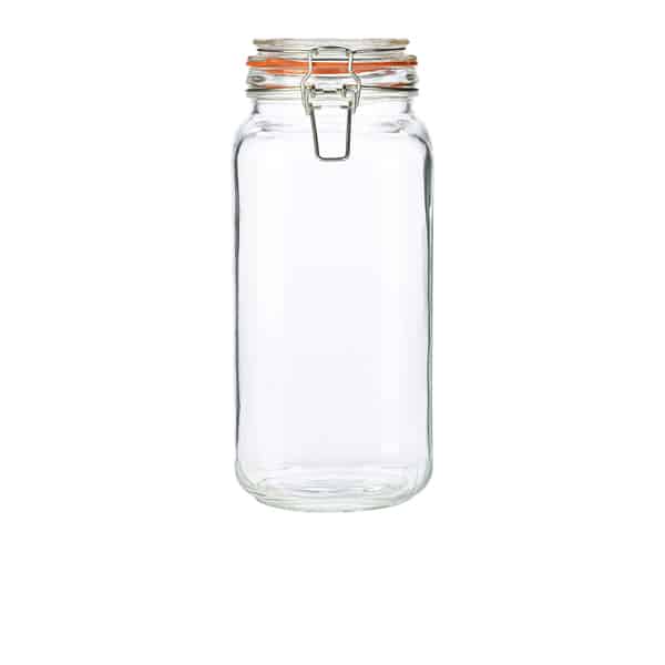 Genware Glass Terrine Jar 2L - Pack of 6