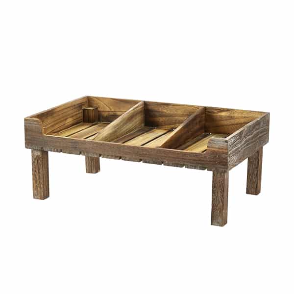 Rustic Wooden Display Crate Stand - Pack of 1