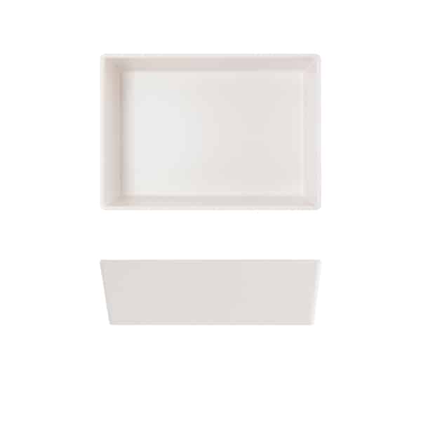 White Tokyo Melamine Salad Box 20.5 x 14.5 x 6cm - Pack of 6