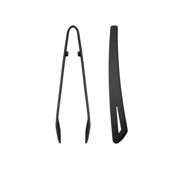 Black Silicone Tongs 29cm - Pack of 1