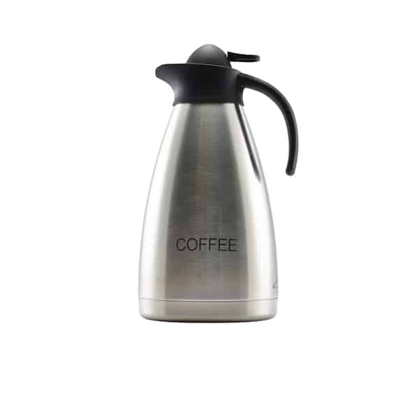 Coffee Inscribed St/St Contemporary Vac. Jug - Pack of 1