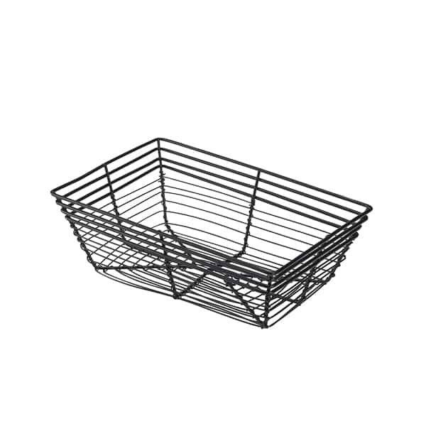 Wire Basket  Rectangular 23 x 15 x 7.5cm - Pack of 6