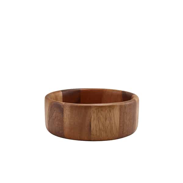 GenWare Acacia Wood Straight Sided Bowl 16cm - Pack of 1