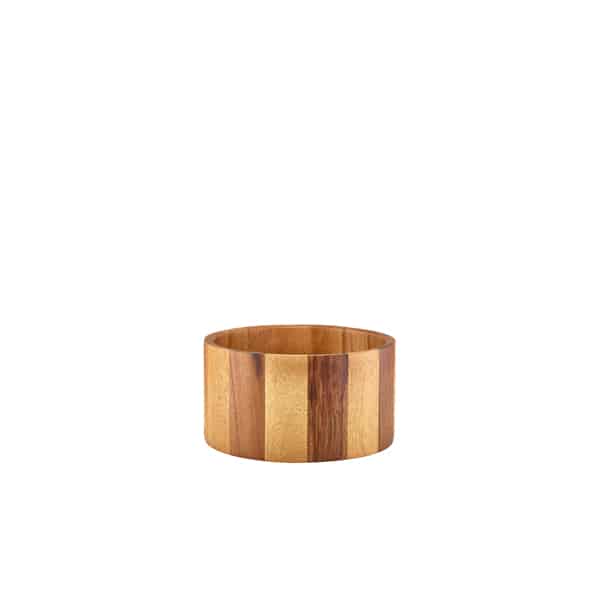 GenWare Acacia Wood Straight Sided Bowl 22.5 x 12cm - Pack of 1