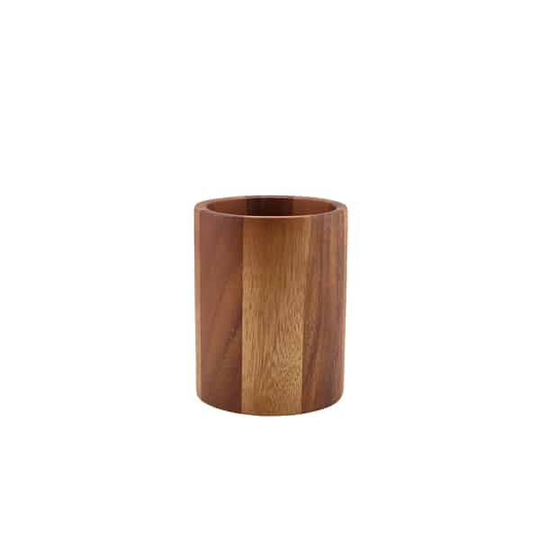 GenWare Acacia Wood Cutlery Cylinder - Pack of 1
