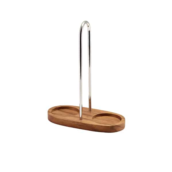 GenWare Acacia Wood Salt & Pepper Grinder Stand - Pack of 1