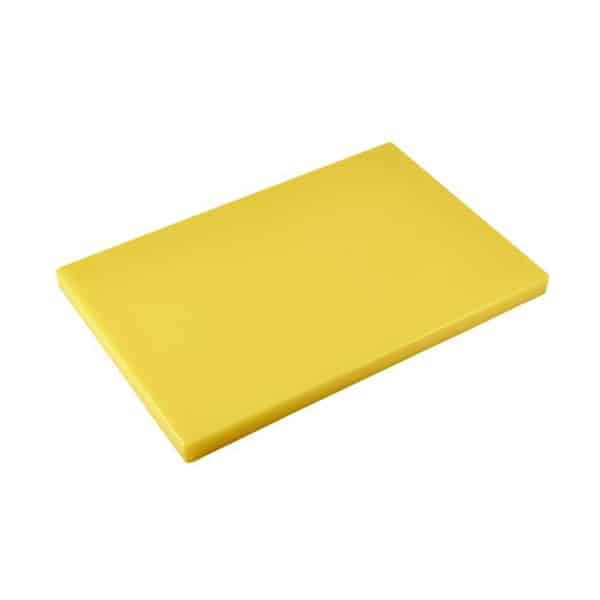 GenWare Yellow Low Density Chopping Board 18 x 12 x 1" - Pack of 1