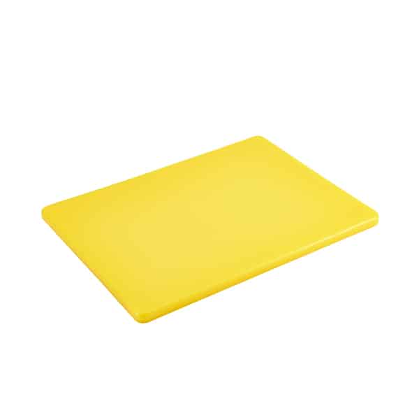GenWare Yellow Low Density Chopping Board 18 x 12 x 0.5" - Pack of 1